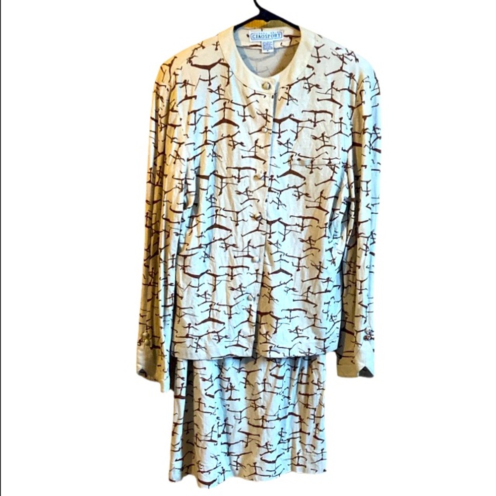VTG Sandra Roth CIAOSPORT Skirt Set Sz M